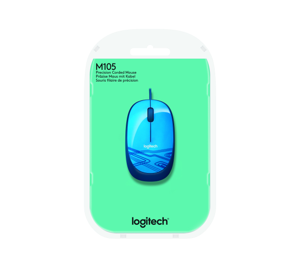 Logitech M105 niebieska USB - 81633 - zdjęcie 8